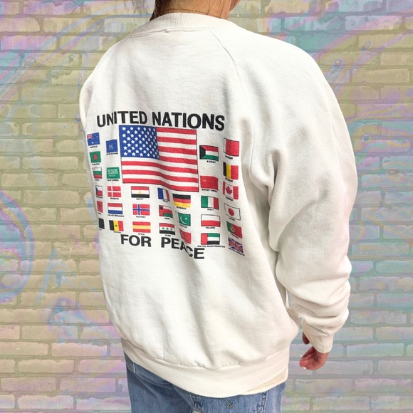 [SOLD] Vintage 90s Military Distressed Operation Desert Storm USA Made Crewneck - Picture 4 of 8